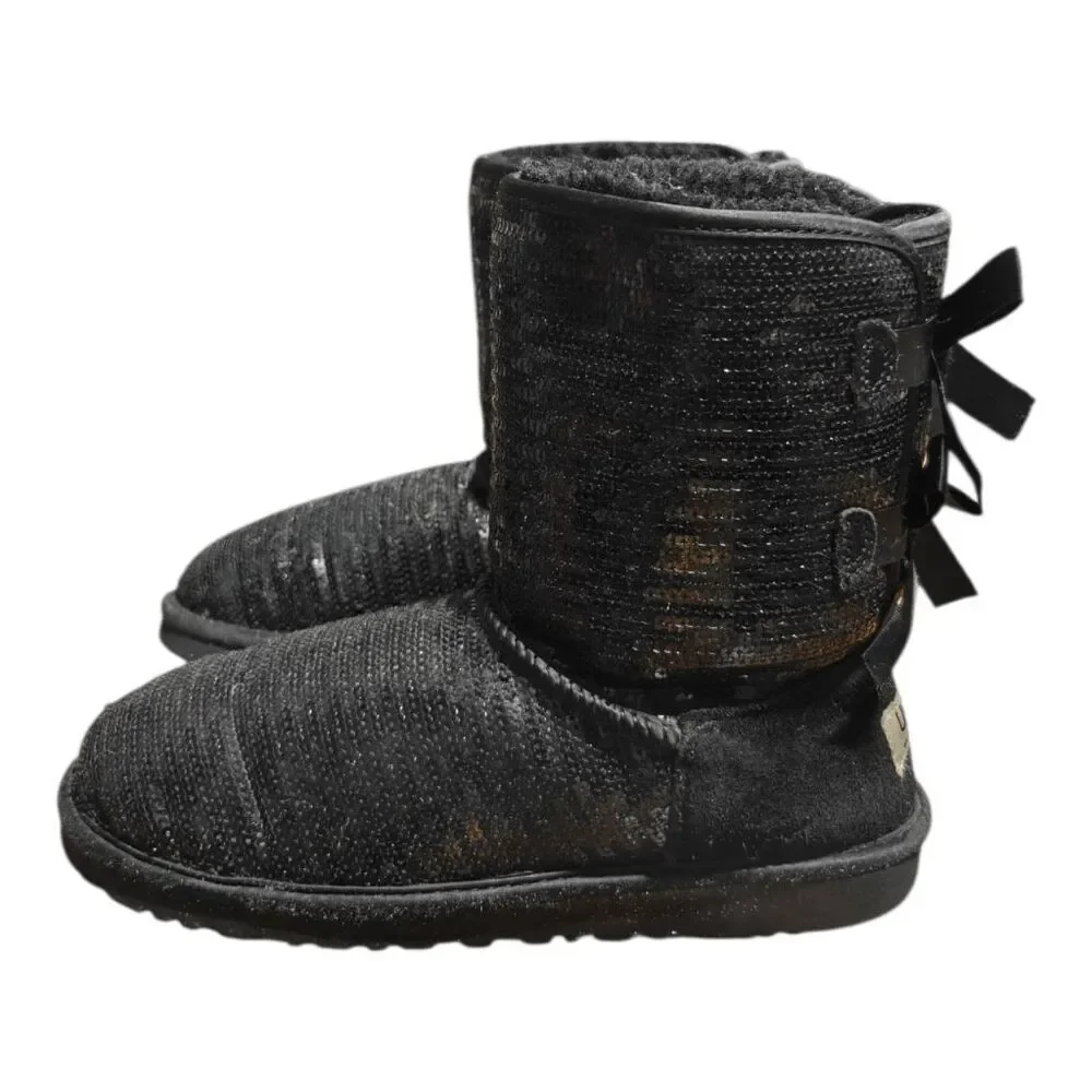 UGG Bailey Bow 'Sequin' Winter Boot Size 6